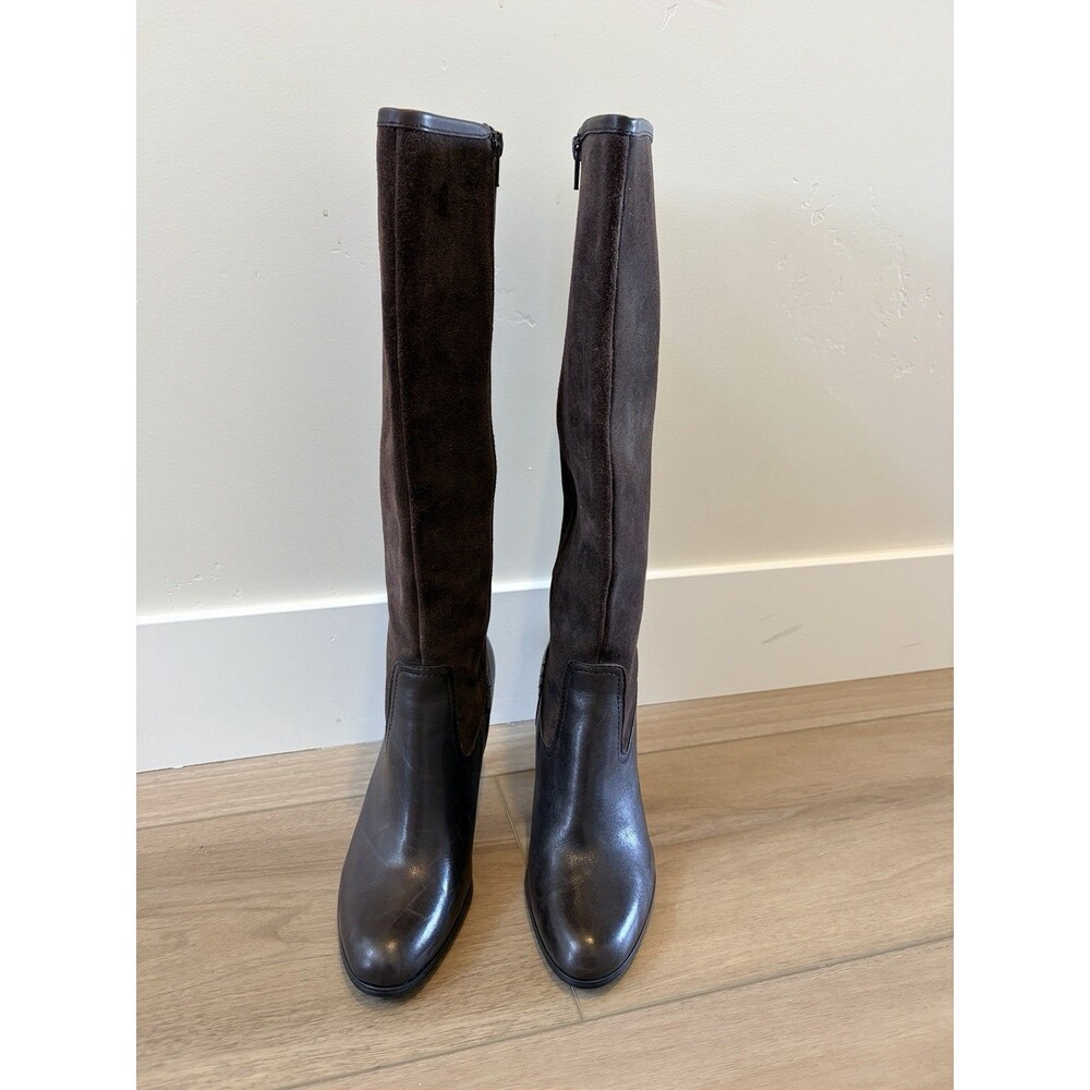 Lauren Ralph Lauren Women's Bryce Brown Suede Leather Boot 8 B - Picture 3 of 9